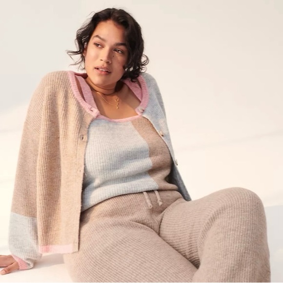 3-piece Anthropologie Saturday Sunday cozy Dina lounger knitwear set - Picture 3 of 16